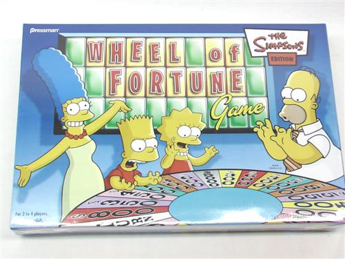 the simpsons wheel of fortune board game