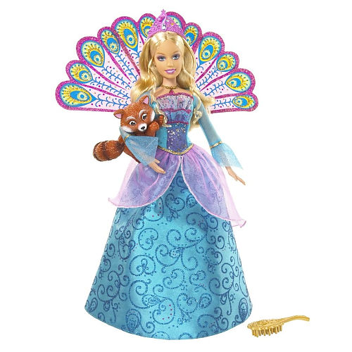 peacock princess barbie